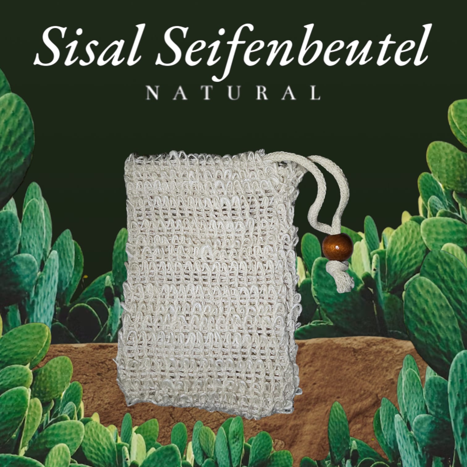 Sisal-Seifenbeutel