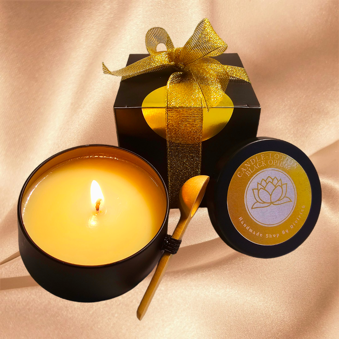 Candle-Lotion Black Stuff (Duftzwilling von Black Opium)