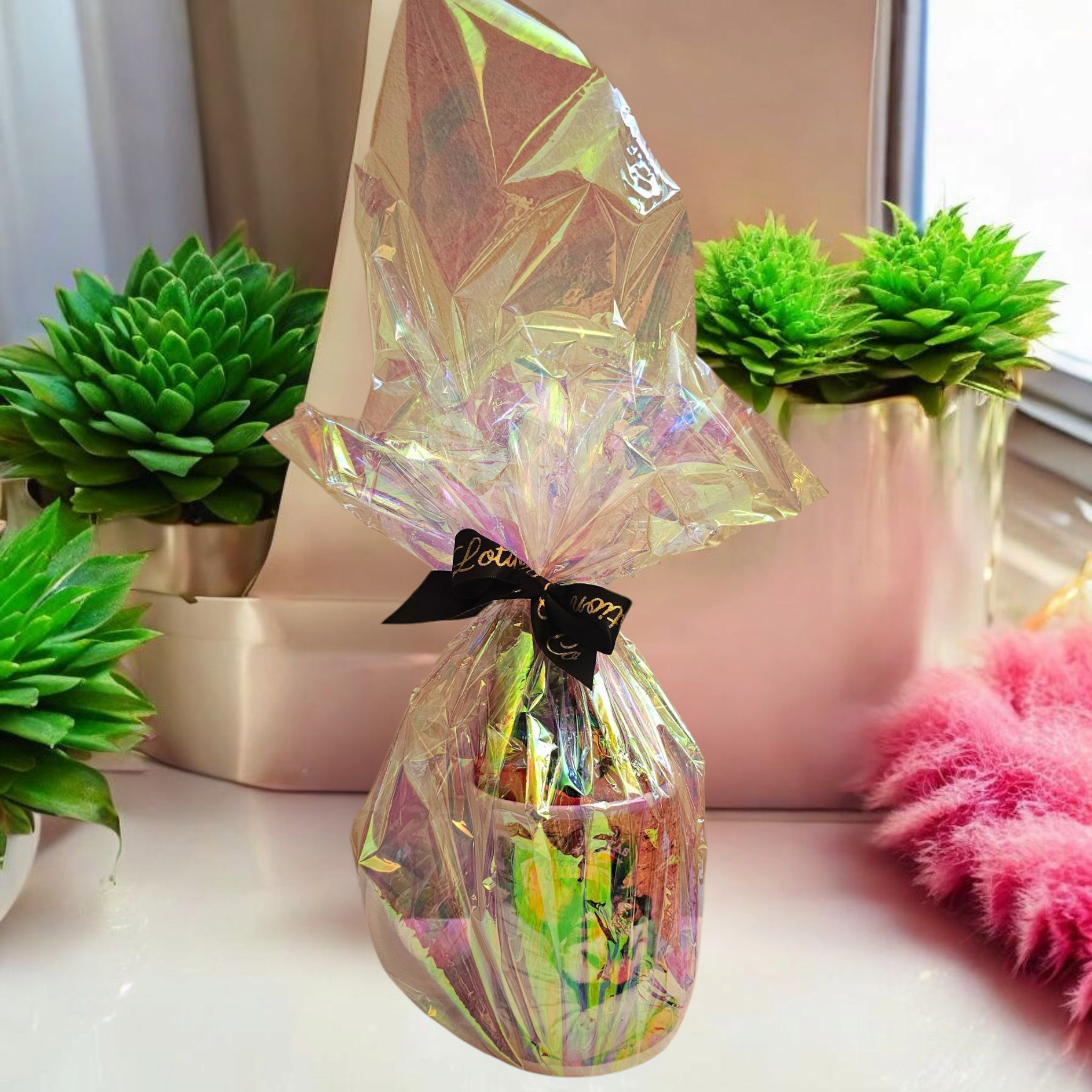 Personalisierte wohlfühl Tasse als Geschenkset